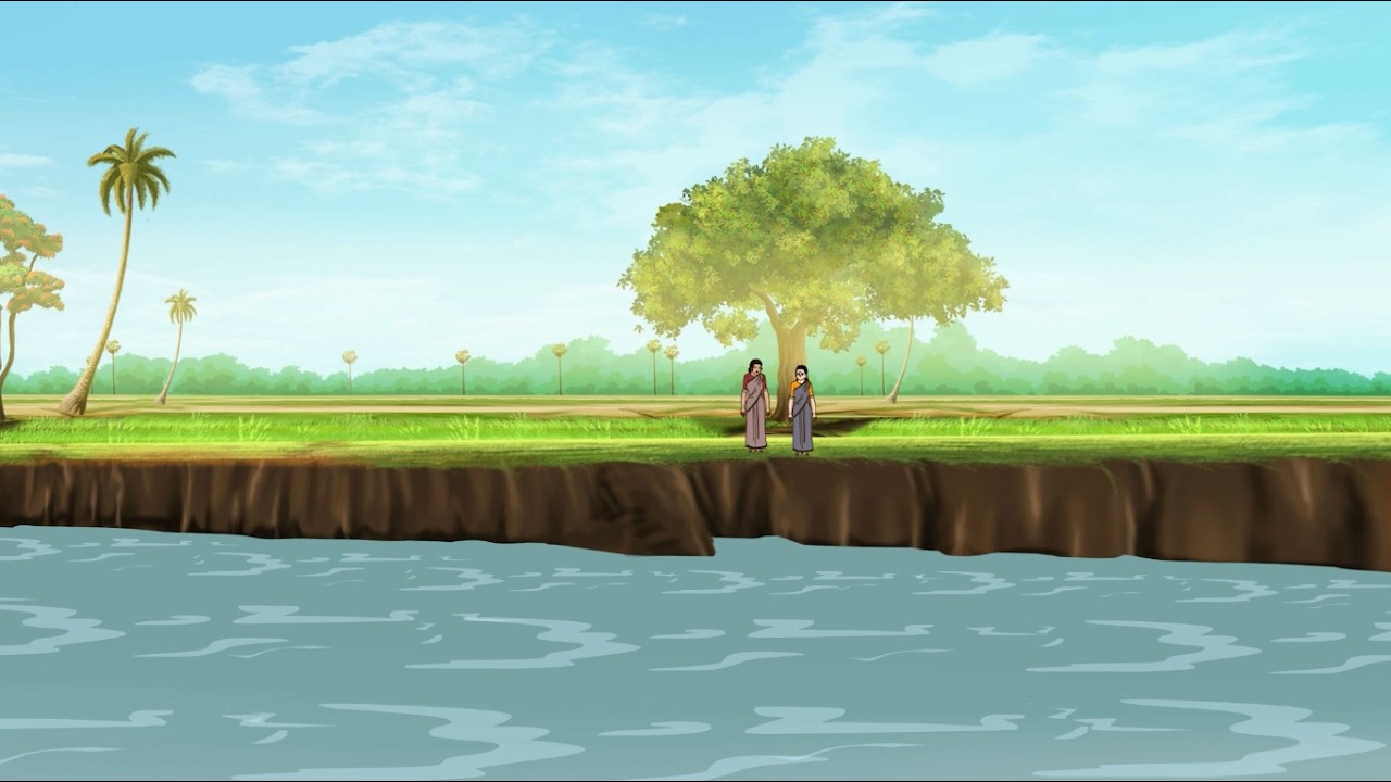 बहनें रानी और मछली की कहानी 🐟