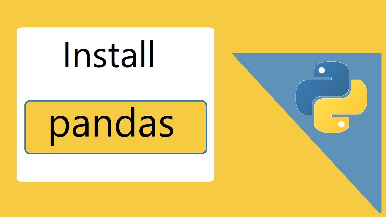 Install Pandas on Python 3.9 Windows 10 🖥️