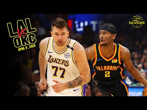 Los Angeles Lakers vs OKC Thunder Full Game Highlights | April 6, 2025 | FreeDawkins