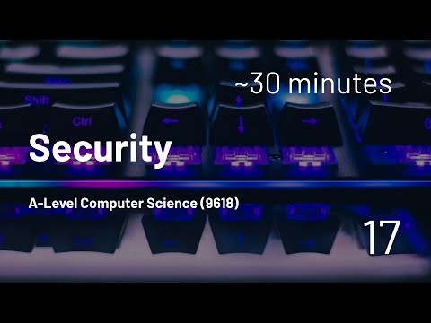 A-Level Computer Science (9618) - 17 - Security