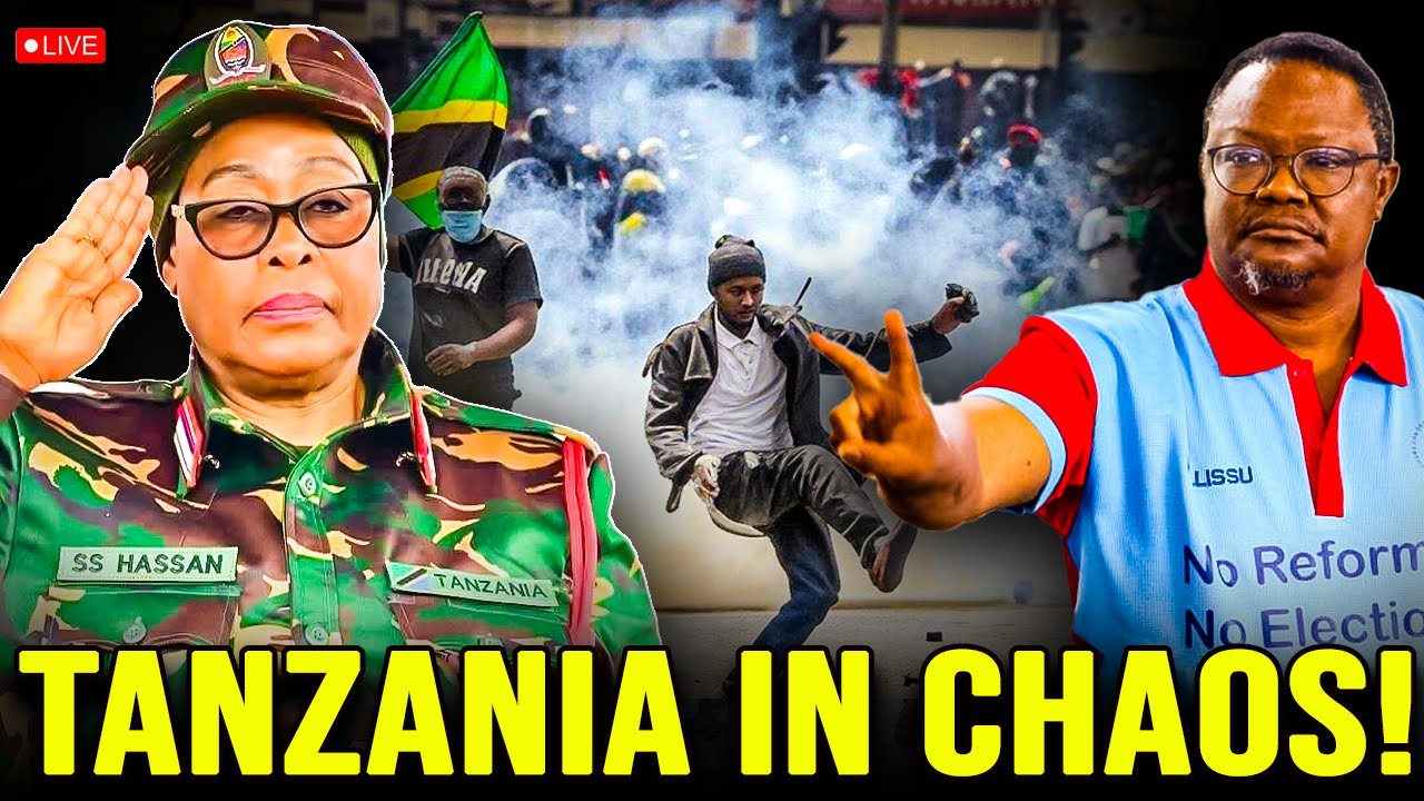 Tanzania in Turmoil: President Samia Shuts Down Internet Amid Nationwide Protests 🚨