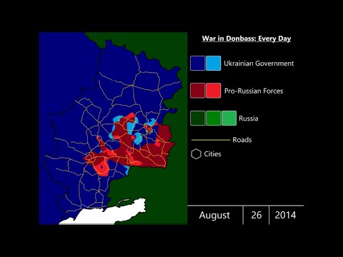 War in Ukraine (Donbass, 2014): Every Day