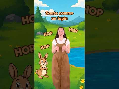 Saute comme un lapin - la chanson des animaux 🇲🇫 #enfants #maternelle #jeux #fun #comptine