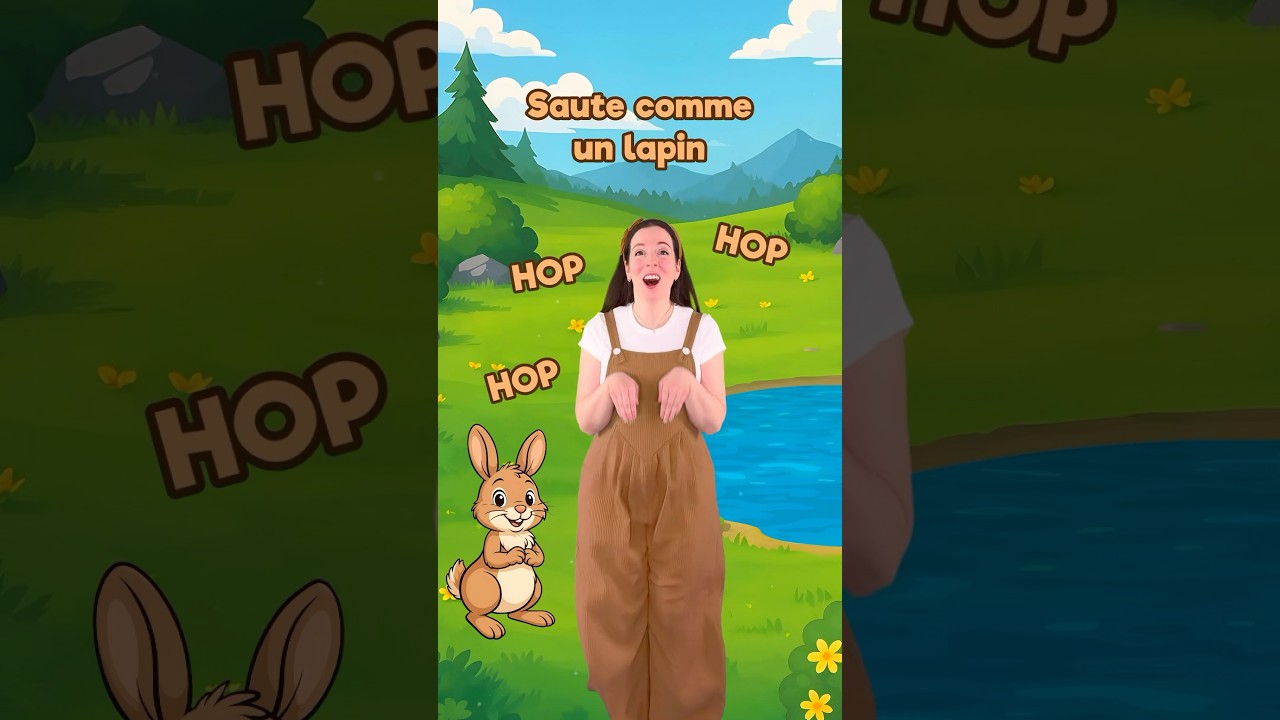 Saute comme un lapin 🐇 – La chanson amusante pour enfants à l’école maternelle