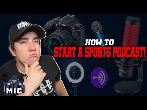 How to start up a SPORTS PODCAST! (Tips/Steps!)