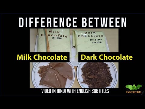 Difference b/w Milk Chocolate & Dark Chocolate |मिल्क चॉकलेट Vs डार्क चॉकलेट | FAQ 1 | #161