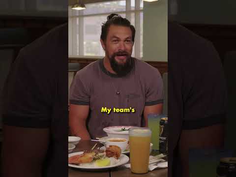 Jason Momoa loves Salt and Vinegar on Deep Fried Fish!