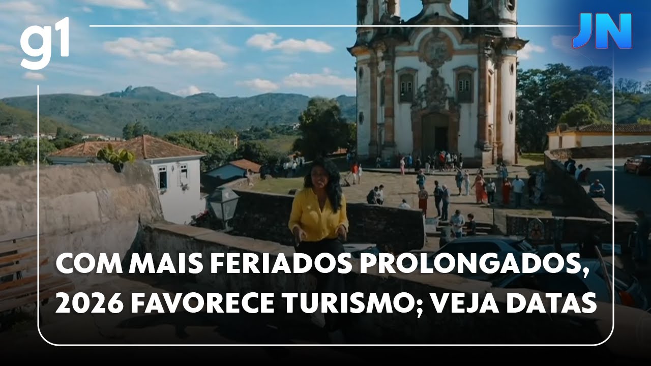 Calendário de 2026 com mais feriados prolongados 🗓️
