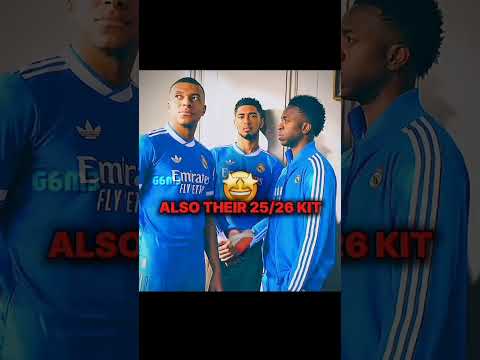 New Real madrid 25/26 third kit 🤩 #football #mbappe #edit #realmadrid