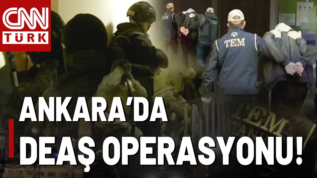 SON DAKİKA🚨Ankara'da DEAŞ Operasyonu: 11 Yabancı Uyruklu, 6 Türk Vatandaşına Gözaltında!