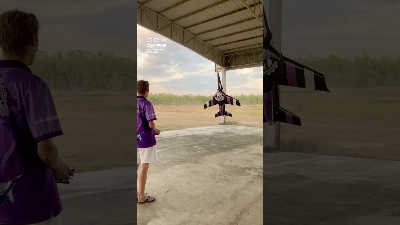 Sideways Flying RC Jet โ๏ธ