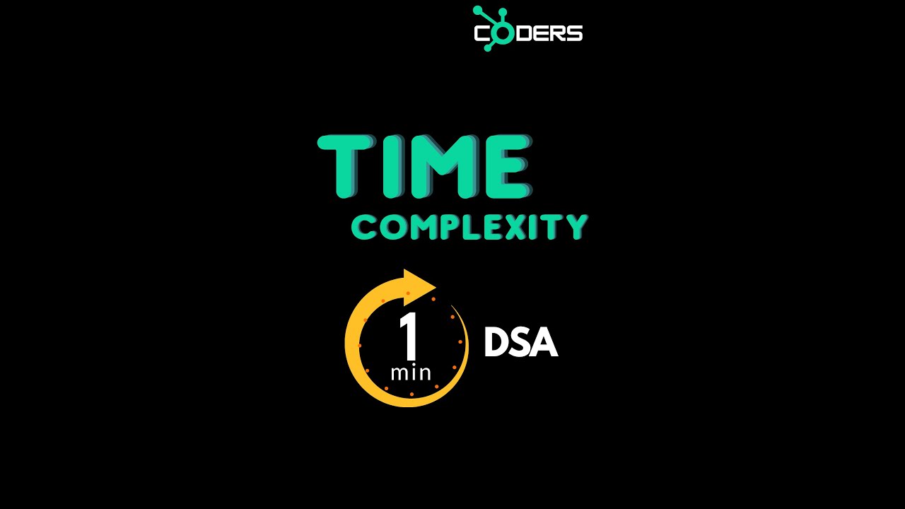 Understanding Time Complexity in Data Structures & Algorithms ⏱️ | DSA One-Minute Guide