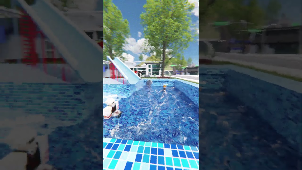 Experience Realistic Pool Water Physics in Roblox Brookhaven! π