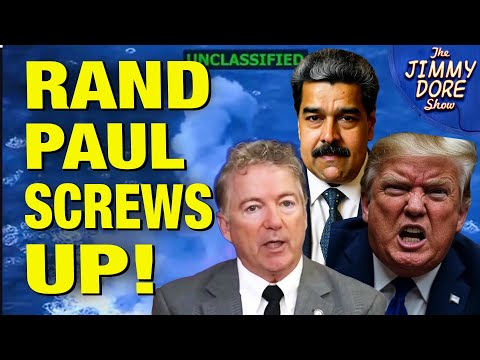 Rand Paul Makes HUGE MISTAKE Over Venezuela Strikes!
