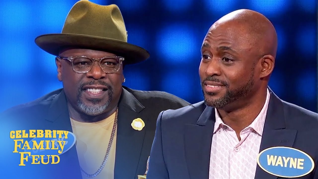 Cedric the Entertainer & Wayne Brady Battle on Celebrity Family Feud! 😂