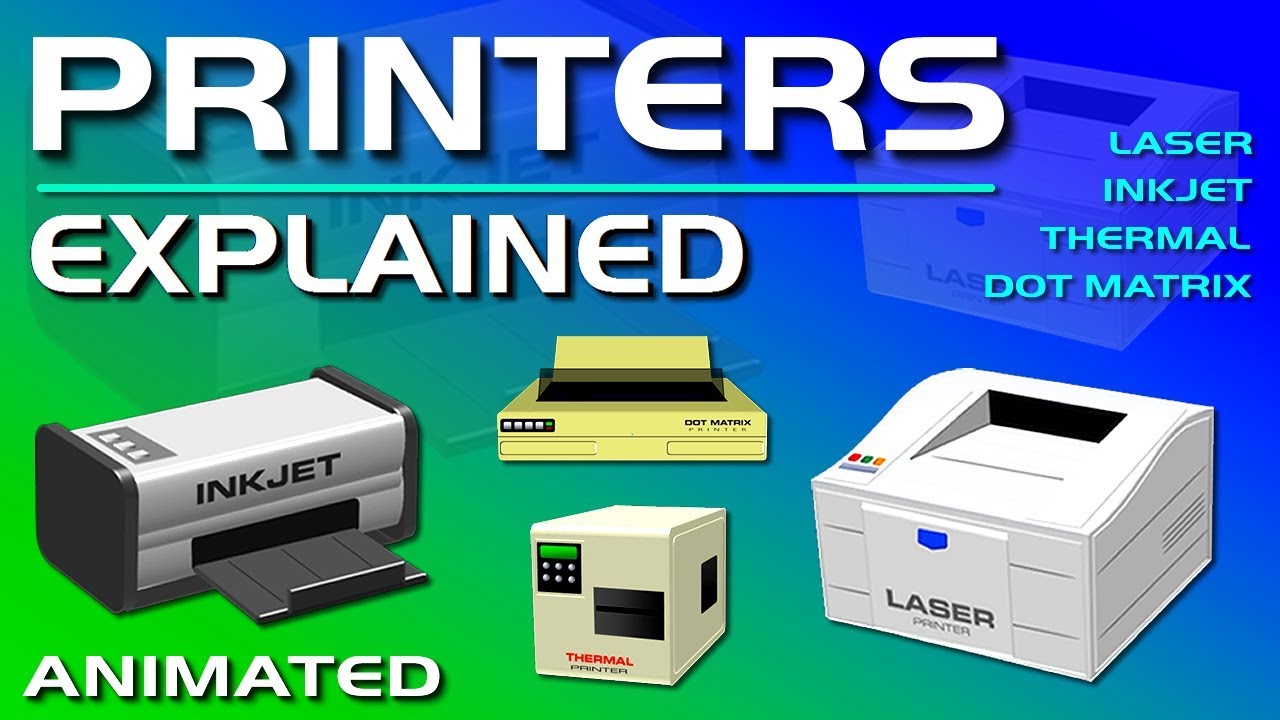 Ultimate Printer Guide: Laser, Inkjet, Thermal & Dot Matrix Explained π¨οΈ