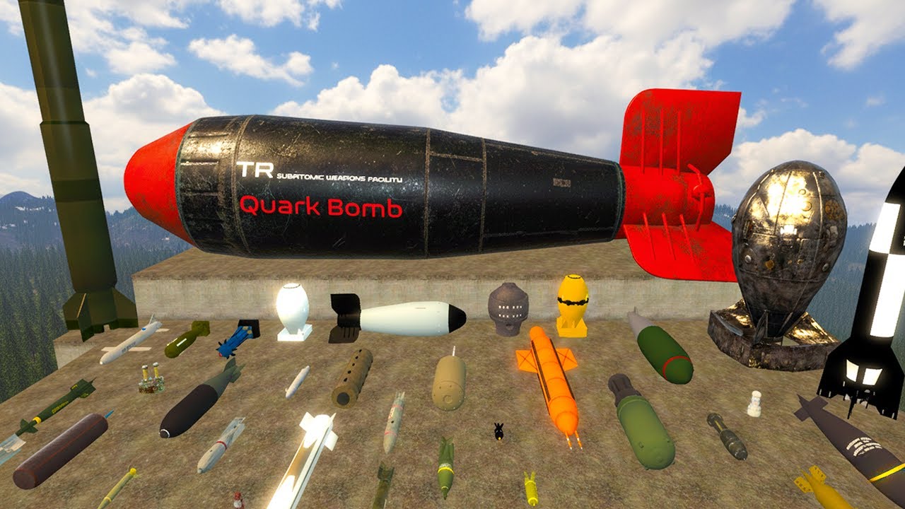 Testing All Nuclear Bombs in Forest | GMod 💥