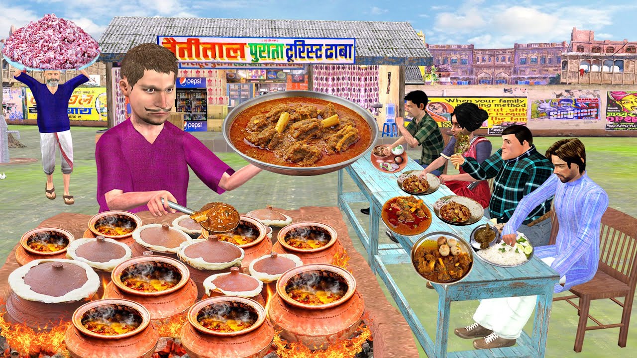Delicious Bihari Champaran Mutton Curry & Fun Hindi Stories 🍛