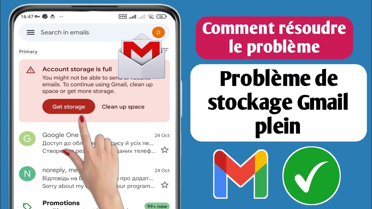 Gérer le stockage complet de Gmail en 2025 📥