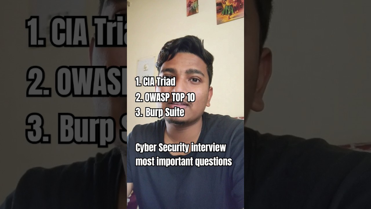 Top Cybersecurity Interview Questions Every Candidate Must Know 🔐