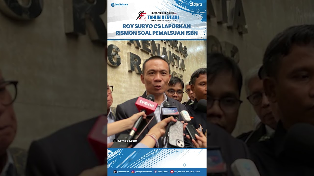Roy Suryo Reports Rismon Sianipar Over ISBN Allegation ๐