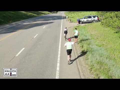 Isa Pulver Rides Toward Durango, CO RAAM 2023