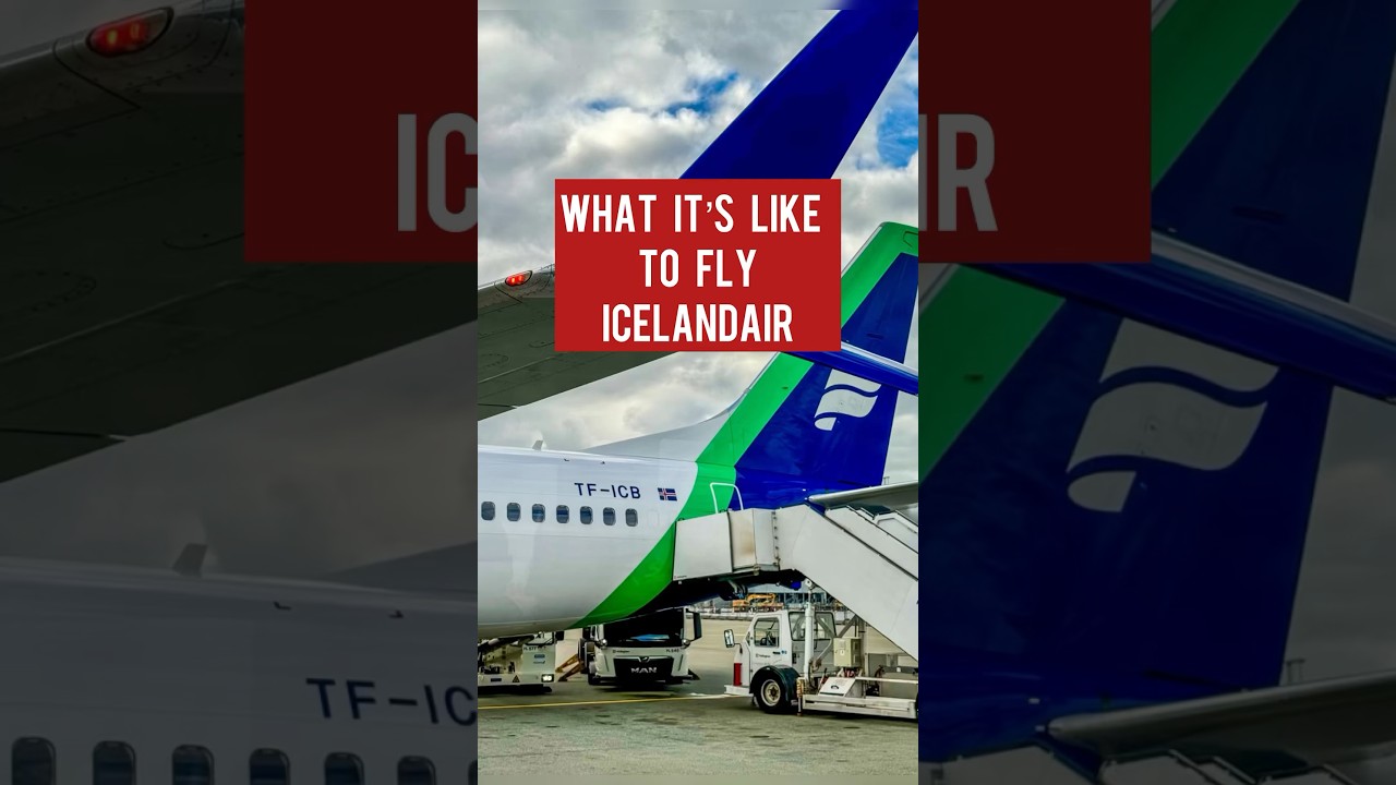 What It’s Like to Fly Icelandair from Reykjavik. #icelandair #airlines #airtravel #airport
