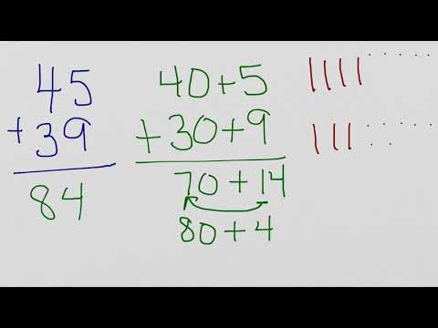Two-Digit Addition with Regrouping Using Picture Model and Expanded Form
