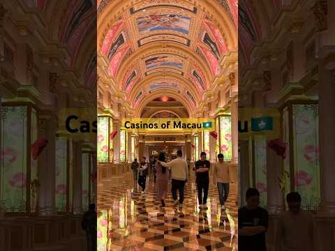 Unbelievable scenes in the casinos of Macau 🇲🇴 #macau #casinos #venetianmacau