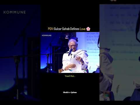 Yaad Hai.. 💭🌸 | Gulzar Sahab | #trendingshorts #shayari