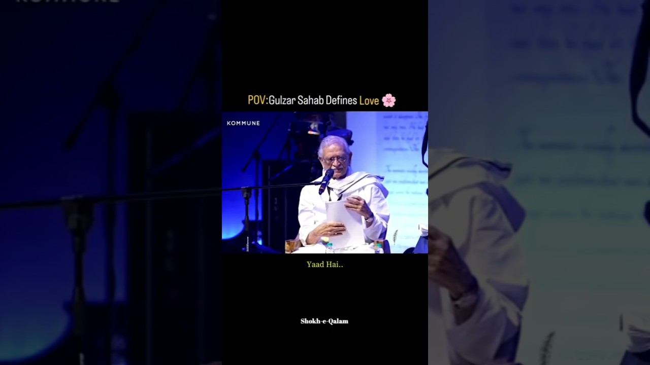 Yaad Hai.. 💭🌸 | Gulzar Sahab | #trendingshorts #shayari