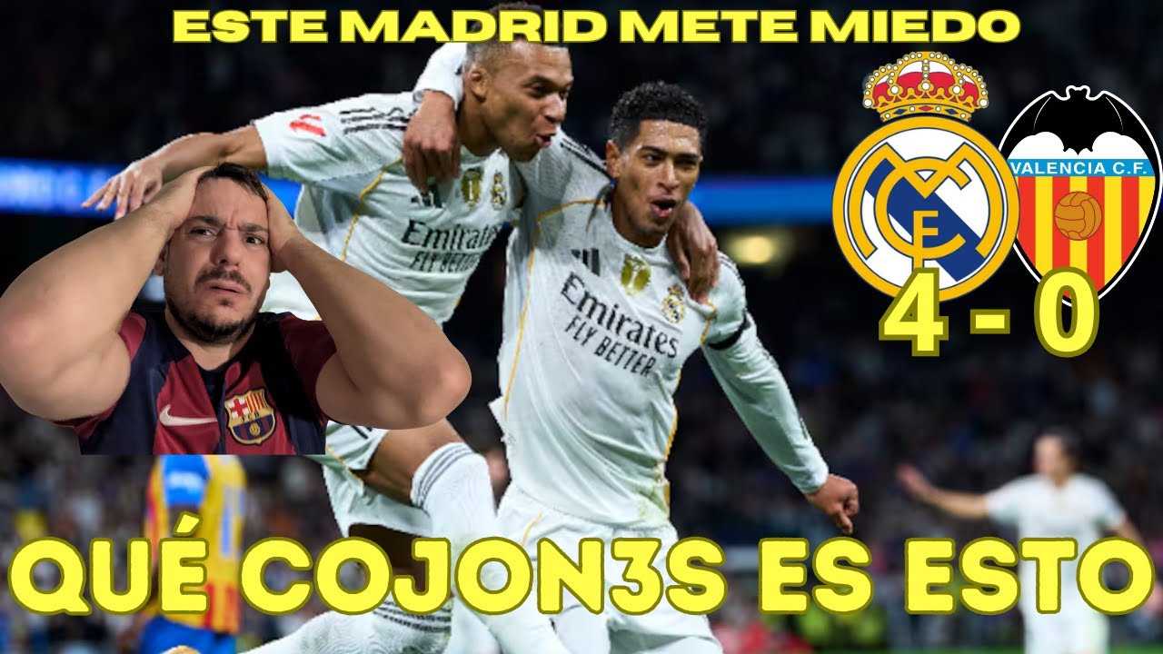 Real Madrid 4 - 0 Valencia: Una Exhibición Imponente del Equipo