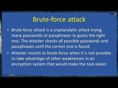 5.8 Brute-force attack