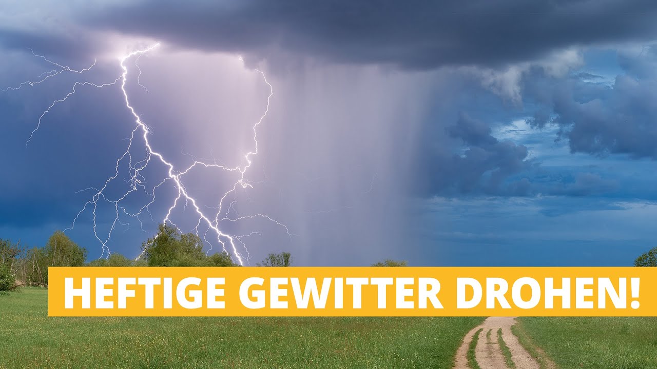 Gewitter am Samstag: Deutschland droht Unwetter 🌩️