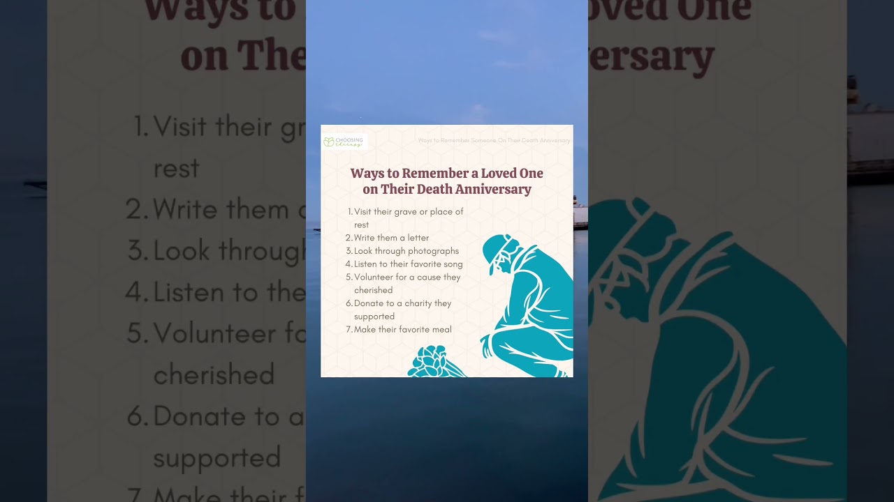 Honoring Loved Ones on Their Death Anniversary 💖