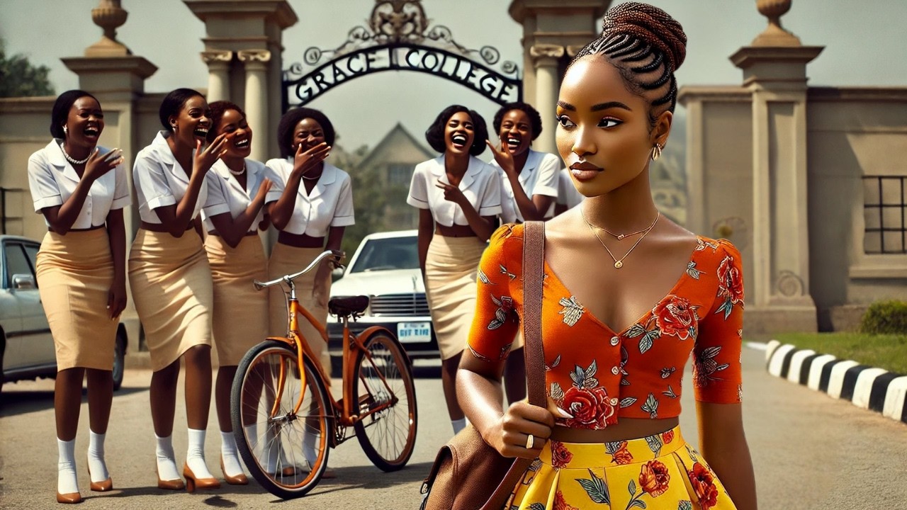 Rich Heiress Hidden Behind a Bicycle 🚲