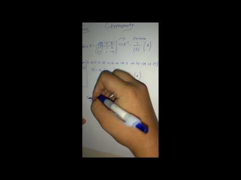 how to know cryptography with matrix method