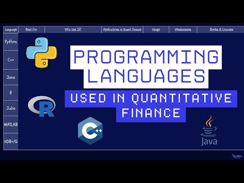 Programming (& Scripting) Languages used in Quantitative Finance
