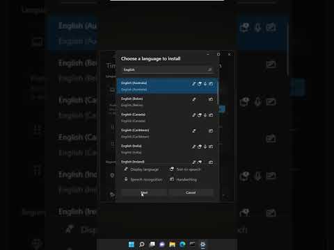 Change System Language on Windows 11 🖥️