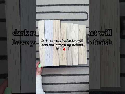 DARK ROMANCE BOOKS YOU WILL LOSE SLEEP TO FINISH!