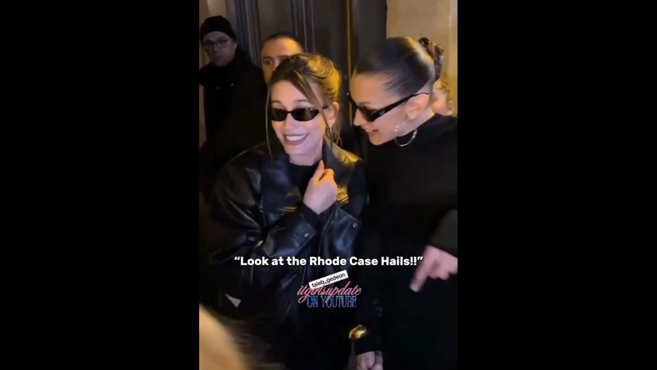 Bella Hadid & Hailey Bieber Sisters at YSL Event ✨
