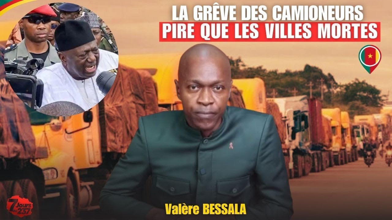Crise au Cameroun : La grève des camionneurs explose 🚚