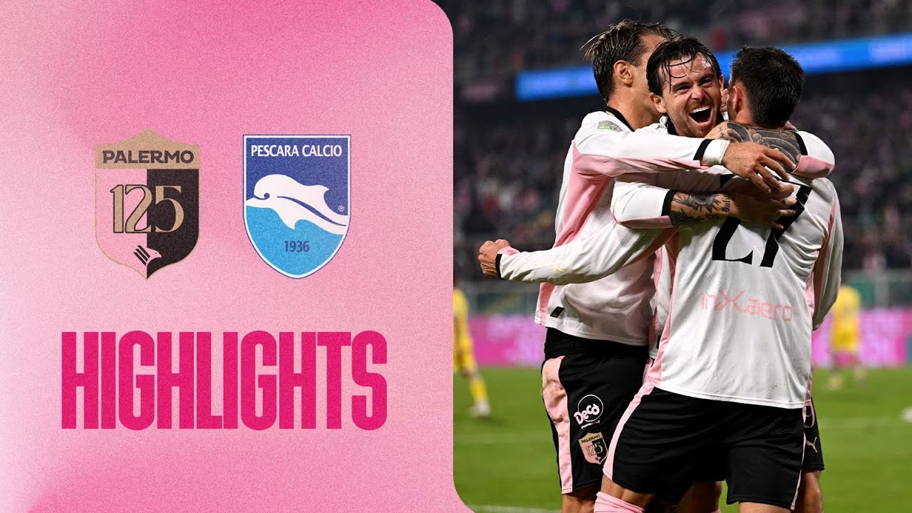 Palermo Dominates Pescara 5-0 | Serie B Highlights | Matchday 11