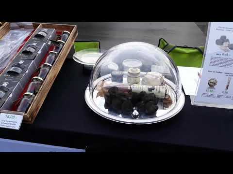 Frische Trüffel am Südbahnhofmarkt - Marktstand Trüffelhang.at