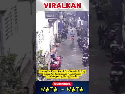 MALING APES !!! Maling Gagal Dikepung Warga | MATA-MATA | #shorts