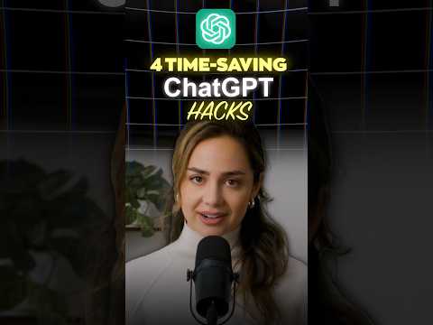 4 ChatGPT hacks that will save you a ton of time!