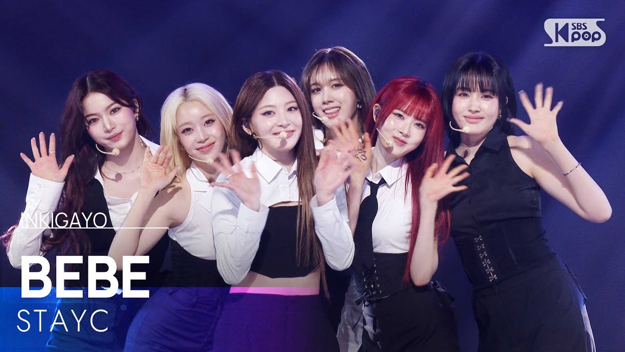 STAYC - BEBE on SBS Inkigayo 🌟 (250406)