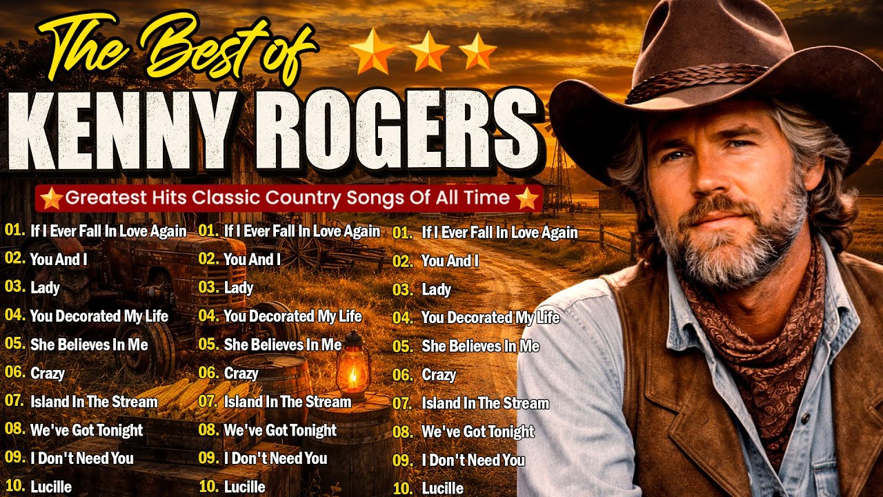 Kenny Rogers Greatest Hits 2026 🎶