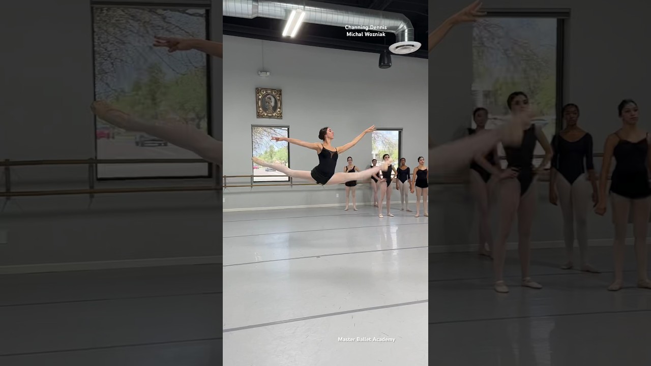 Incredible Ballerina Leap! 😱✨ Watch Her Perfect Flexibility and Strength
