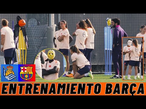🎃 ESPELUZNANTE ENTRENAMIENTO del BARÇA 📽️ IMÁGENES en HD por NÚRIA CLAVERIA ⚽ Previo REAL SOCIEDAD